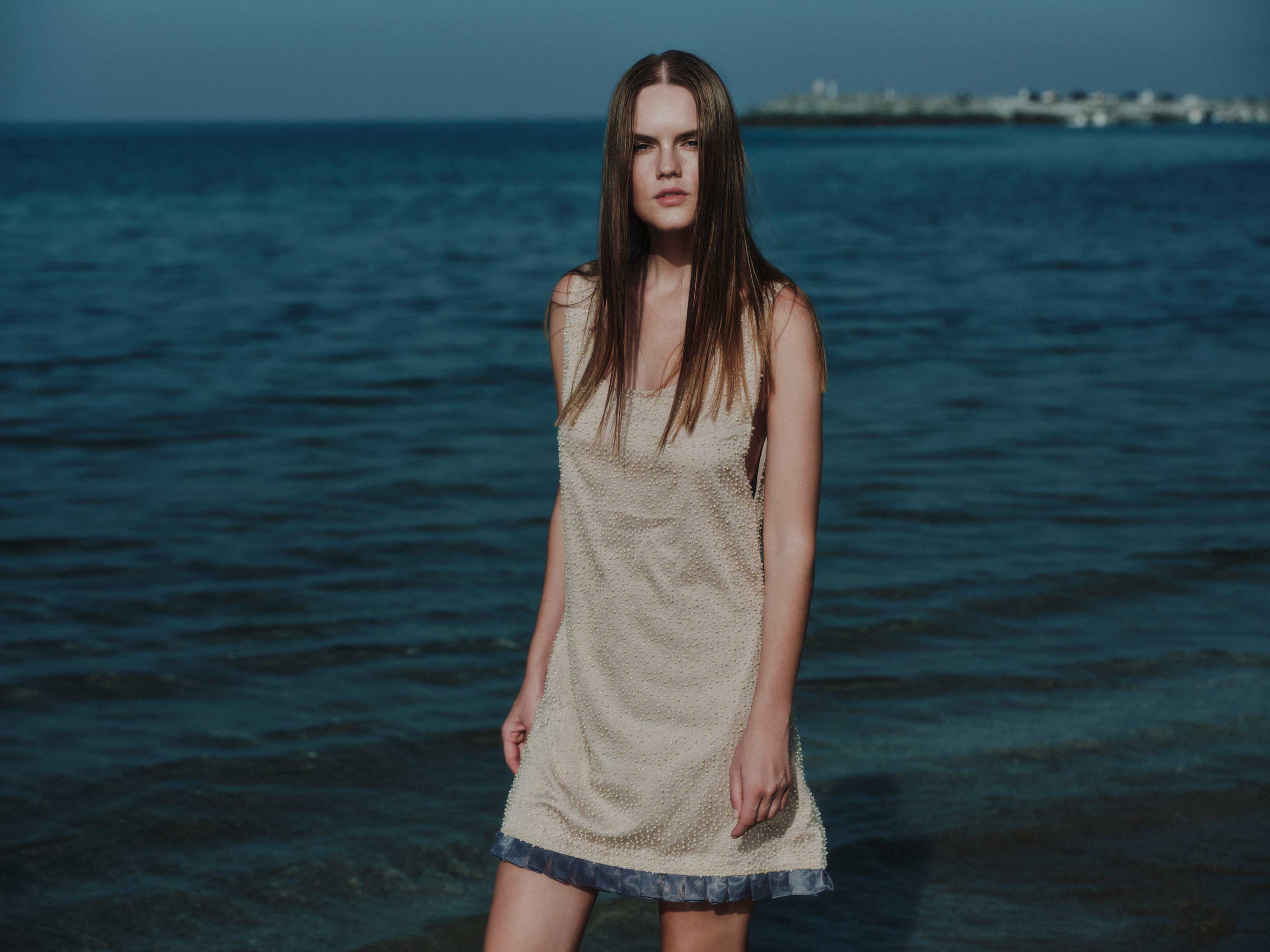 Mini-Dress-in-Embroidered-Tulle