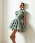 CALYRA Structured Mini Dress