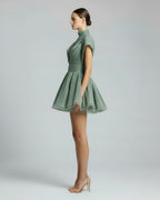 CALYRA Structured Mini Dress