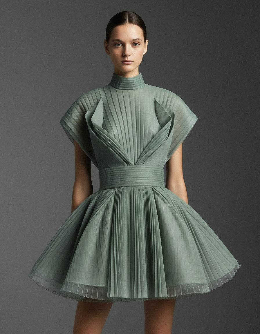 CALYRA Structured Mini Dress