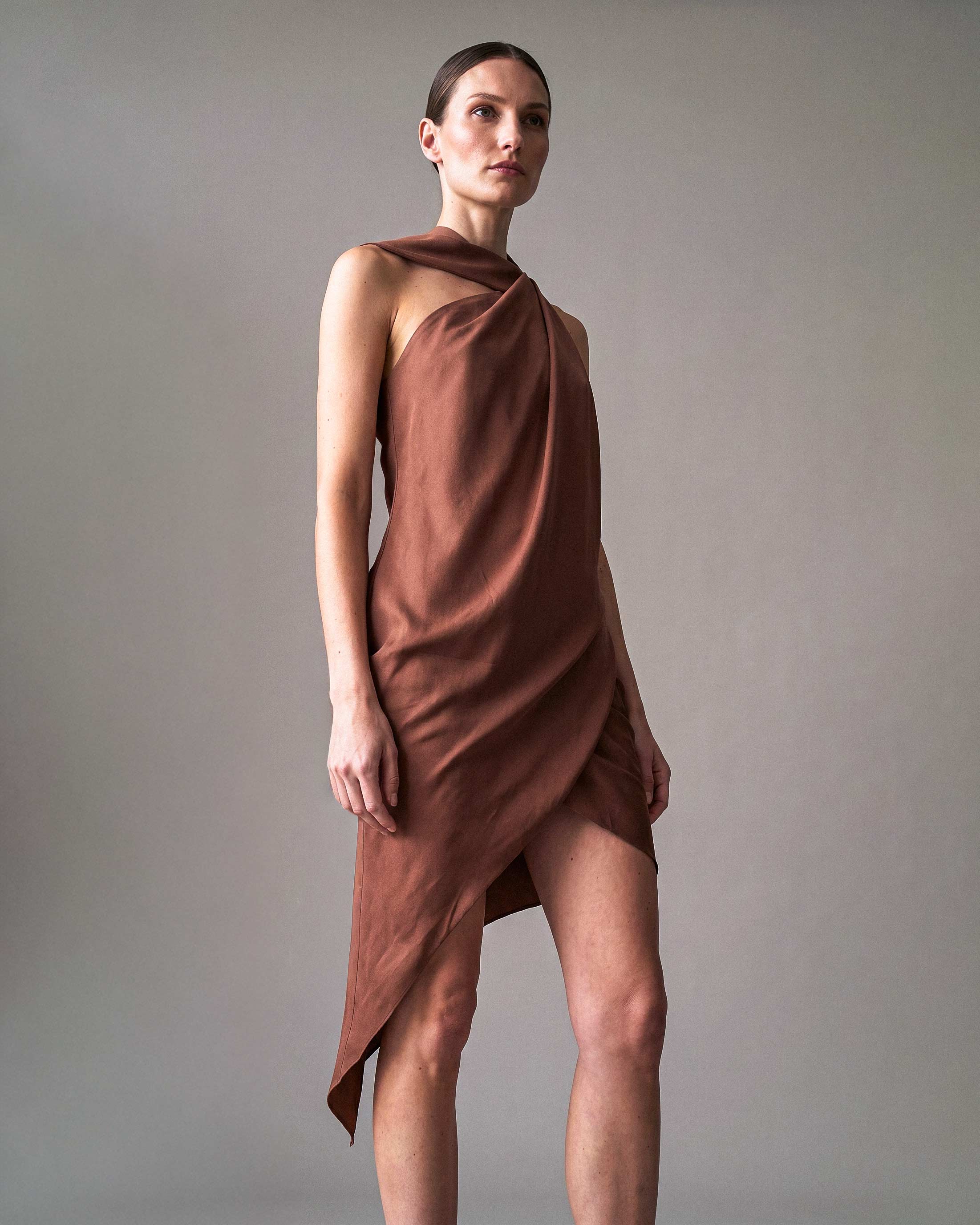 Alméra Draped Mini Dress