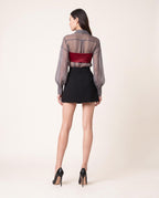 ELYR Crepe Mini Skirt