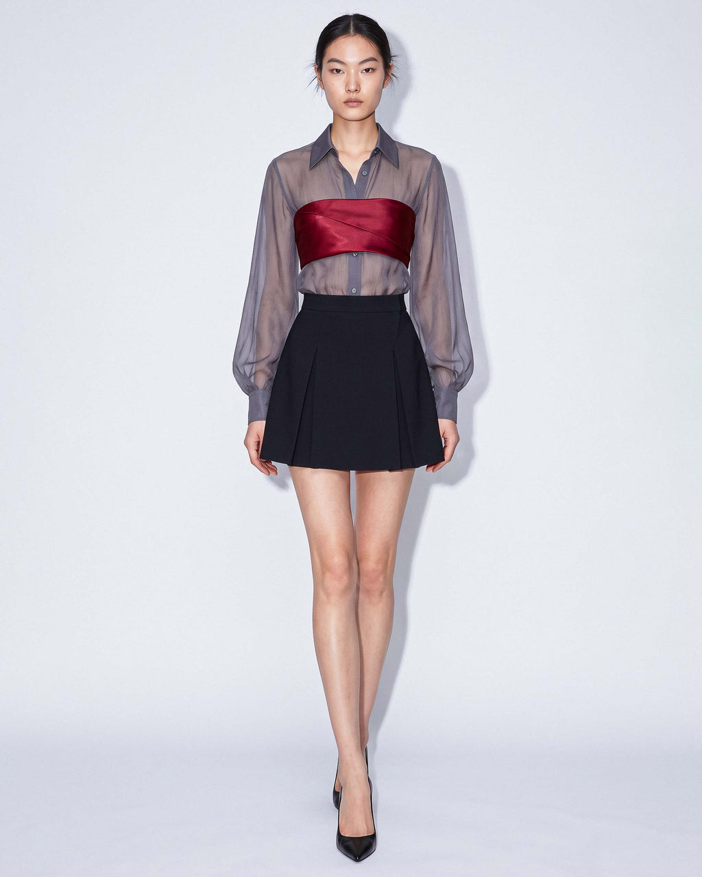 ELYR Crepe Mini Skirt