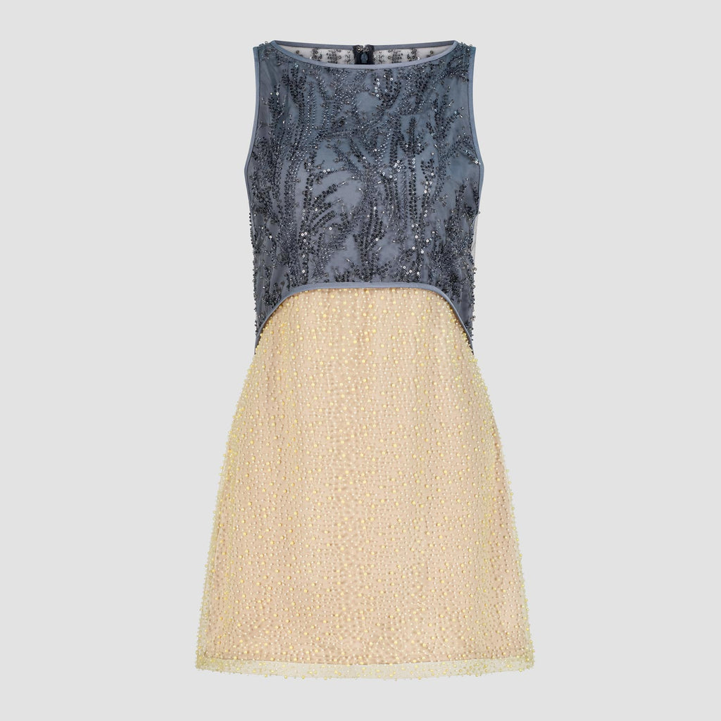 Embroidered Mini Dress