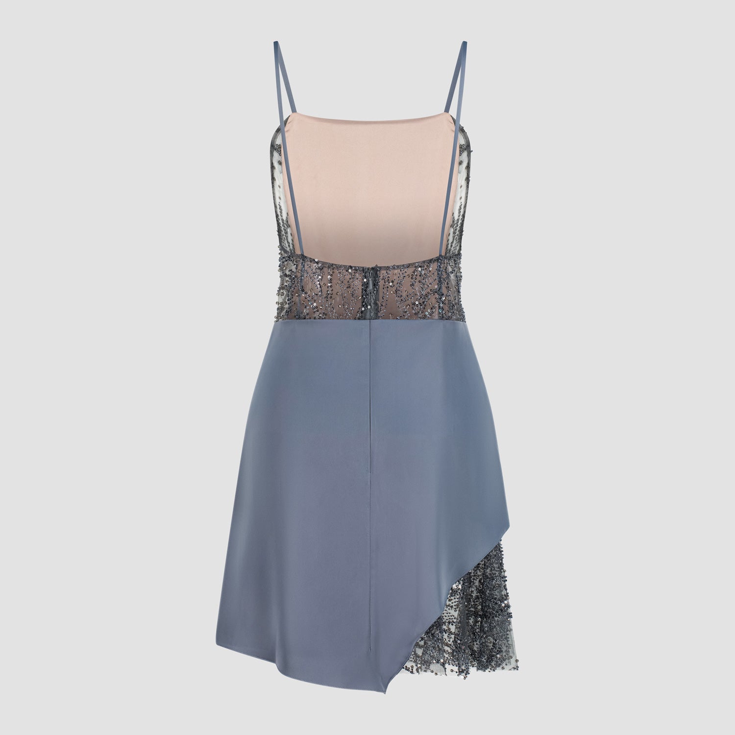 Silk Satin Mini Dress