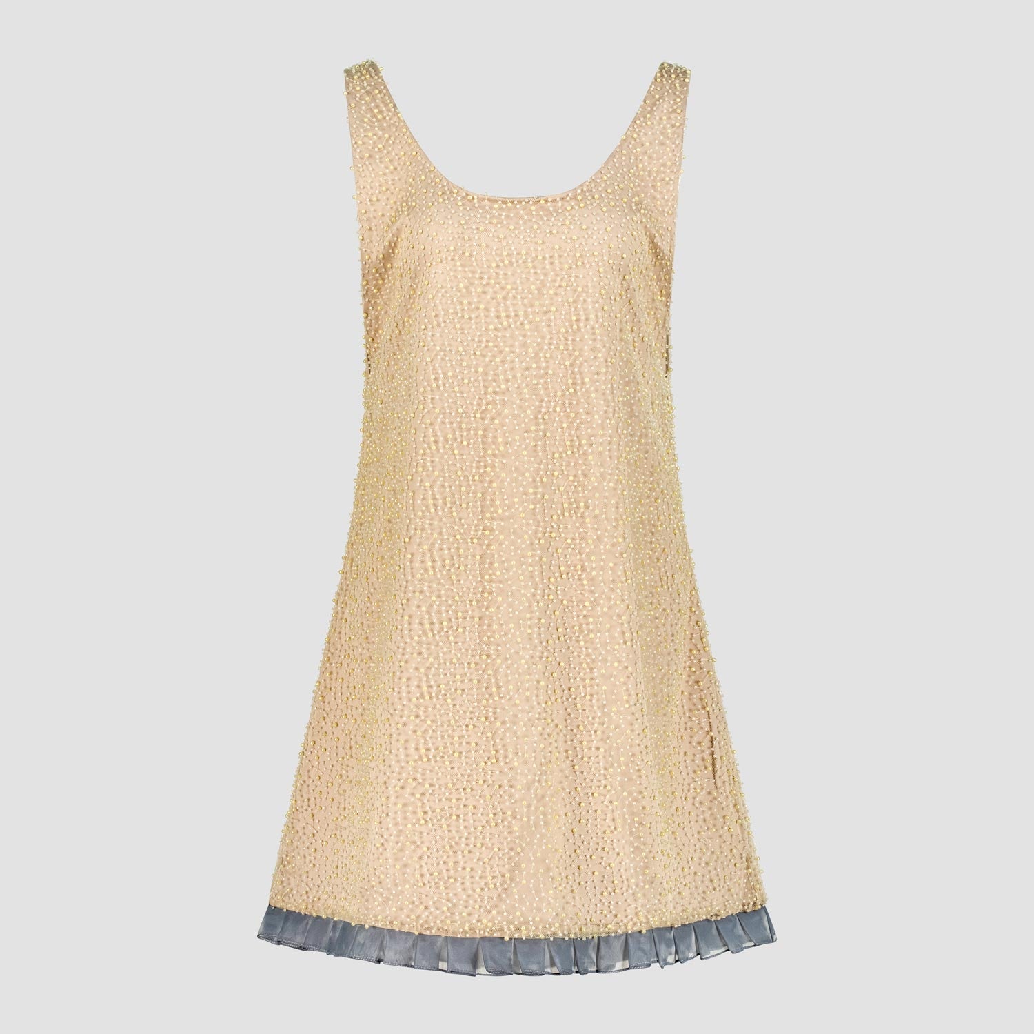 Mini Dress in Embroidered Tulle - A|loud